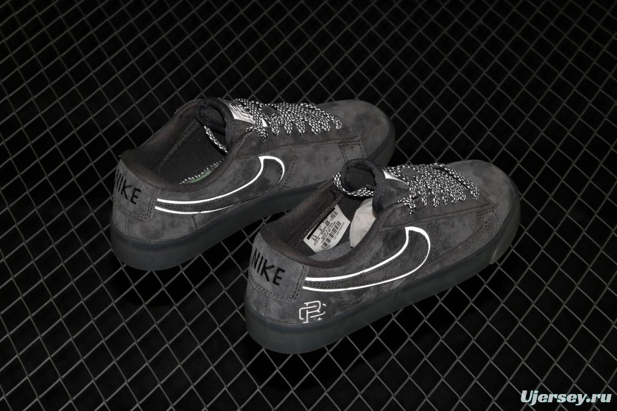 Reigning Champ x NIKE Blazer SB defending champion 3M reflective joint name board shoes 454471-900