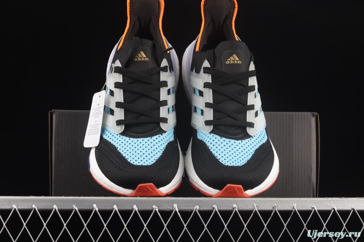 Adidas Ultra Boost 21 Consortium S23867 Das new 7.0 thick-soled popcorn running shoes