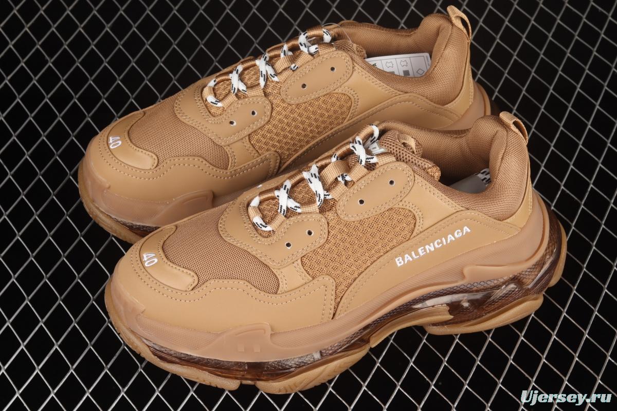 Balenciaga Triple S 3.0 full-combination nitrogen crystal outsole W2GA12706 for retro casual running shoes