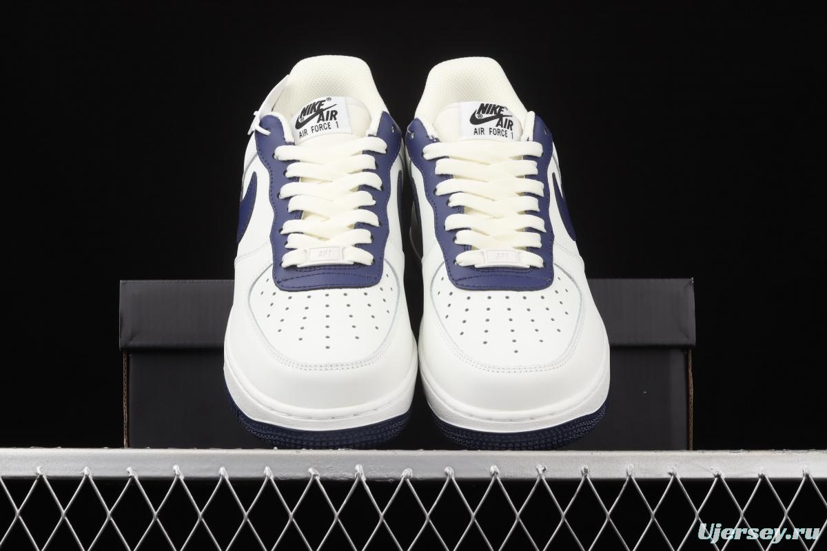 NIKE Air Force 11607 Low rice blue stitching low-top casual board shoes AL2236-106