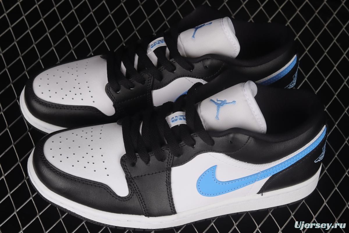 Air Jordan Low black blue and white low-top cultural leisure sports basketball shoes DC0774-041