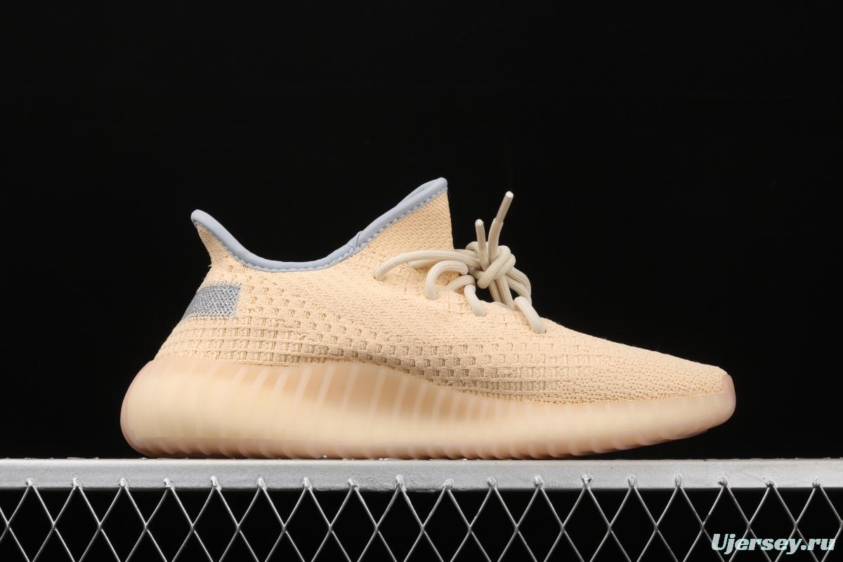 Adidas Yeezy Boost 350 V2 Linen FY5158 Darth Coconut 350 second generation flax full star BASF Boost original