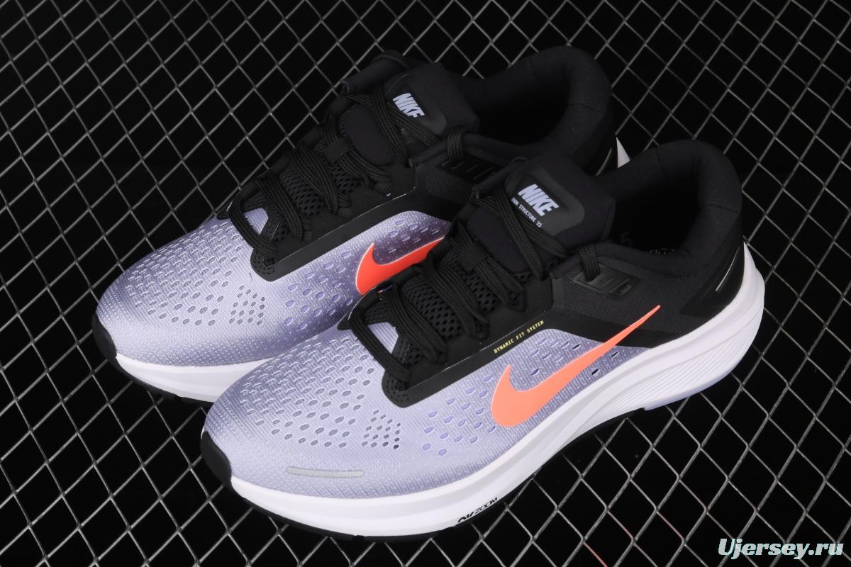 NIKE Air Zoom Structure 23 structure series mesh wire drawing breathable running shoes CZ6721-500