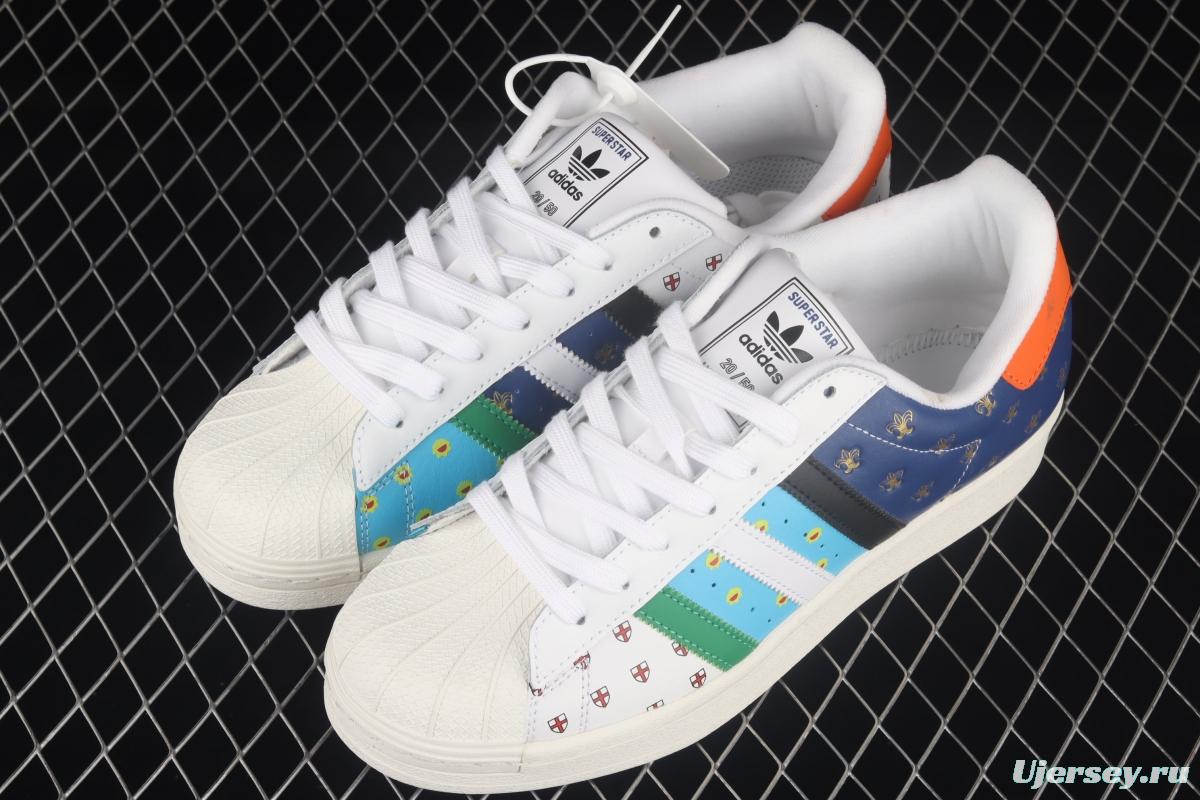 Adidas Originals Superstar FX7175 50th Anniversary Limited City Series Shell head Leisure Board shoes