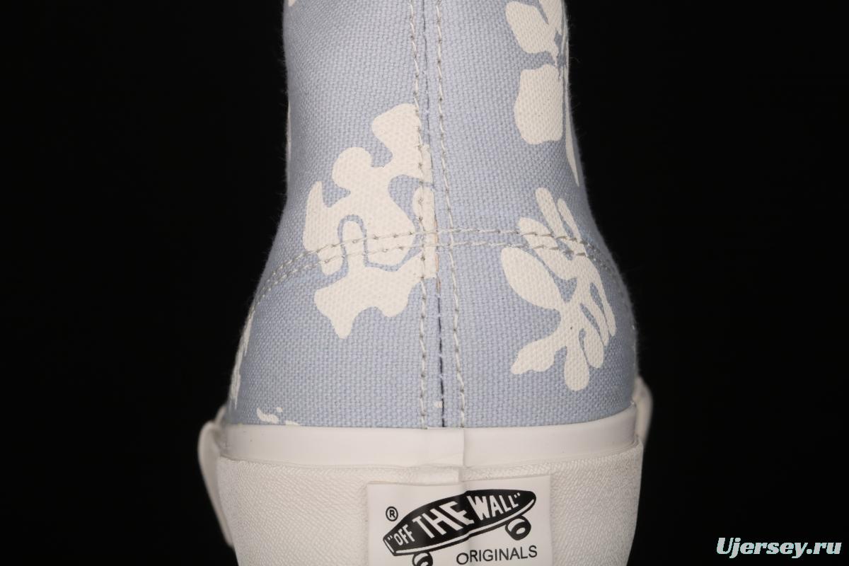 Vans Vault OG Style 24 Lx White Flower retro Joint style Zhongbang Leisure Board shoes VN0A5HUT4O6