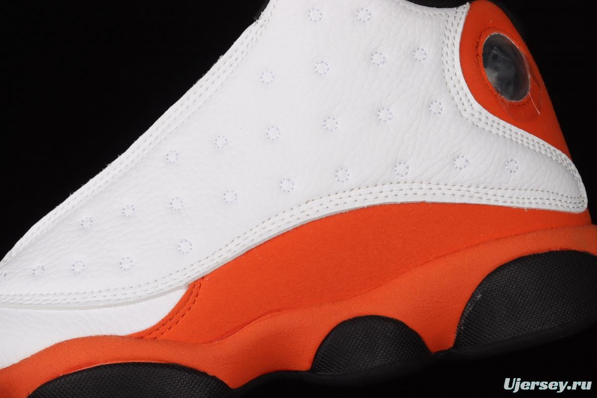 Air Jordan 13 Retro 3 White Orange 414571-108