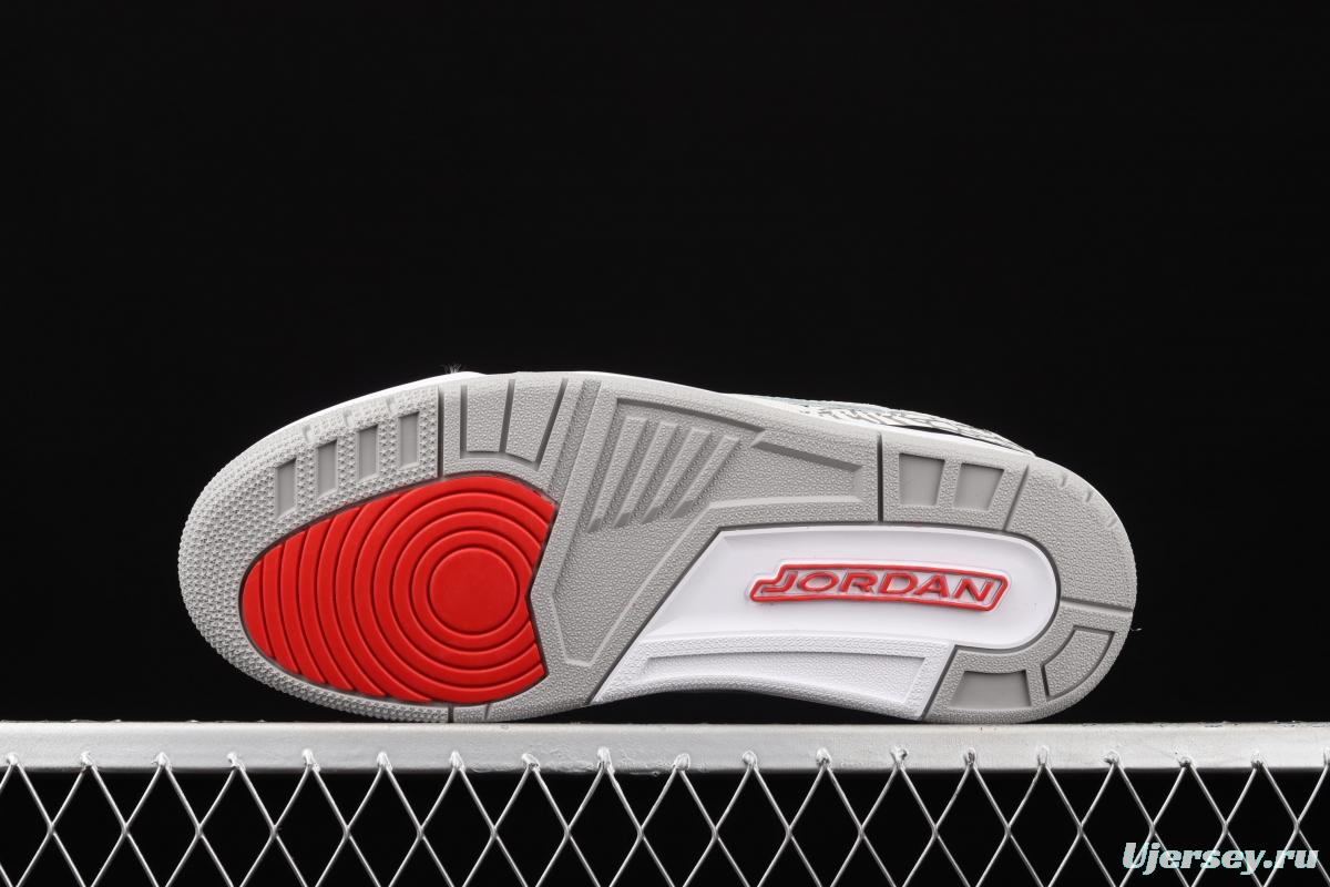 Jordan Legacy 312 white burst color matching Velcro three-in-one board shoes AV3922-100