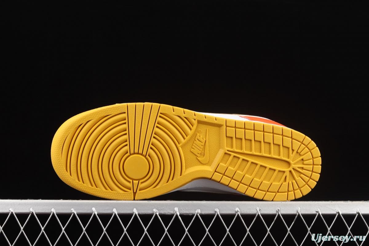 NIKE DUNK Low Golden Orange Platinum Orange SB rebound Fashion Leisure Board shoes DQ4690-800