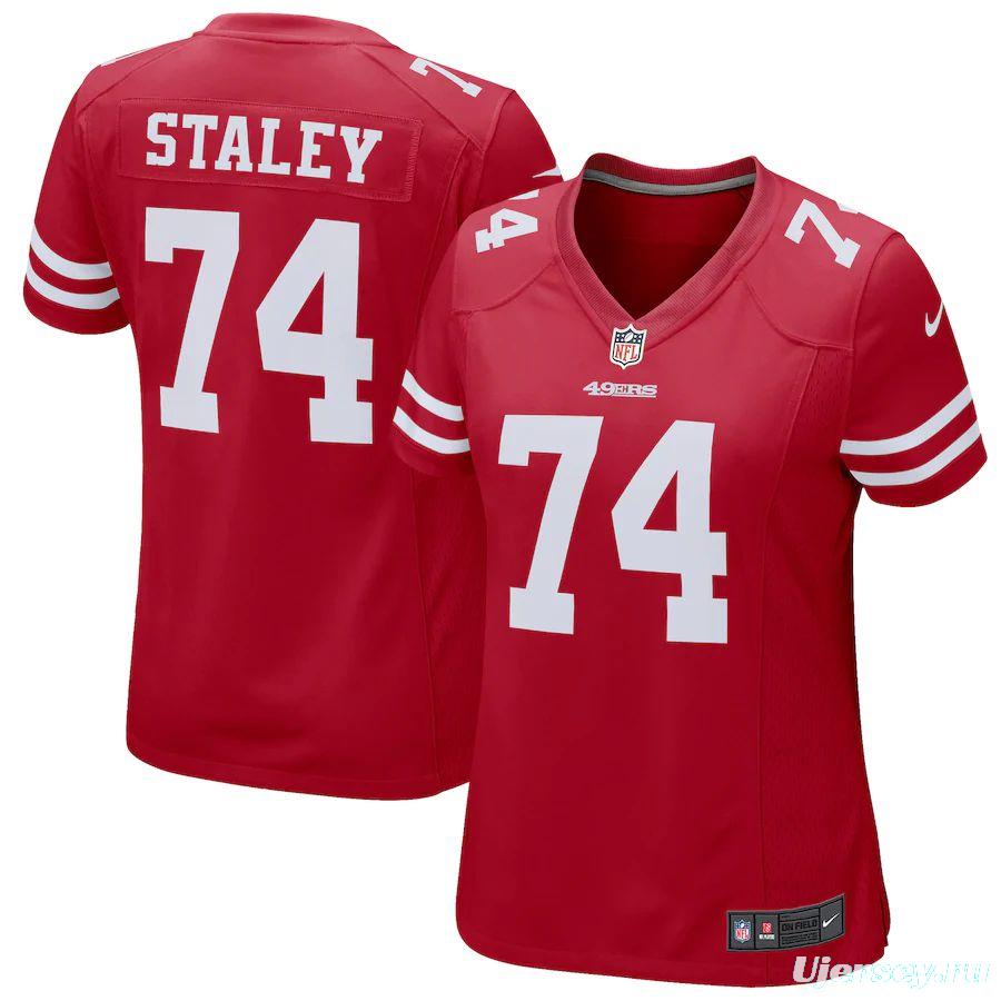 Women's Joe Staley Red Player Limited Team Jersey