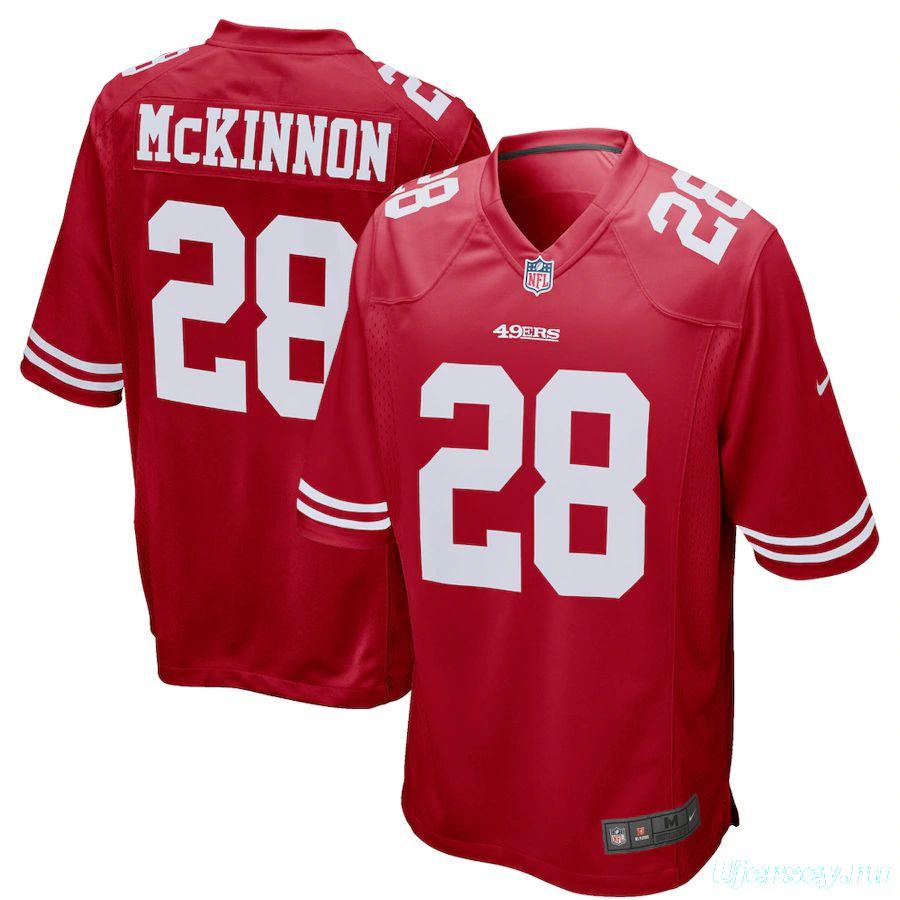 Men's Jerick McKinnon Scarlet Player Limited Team Jersey