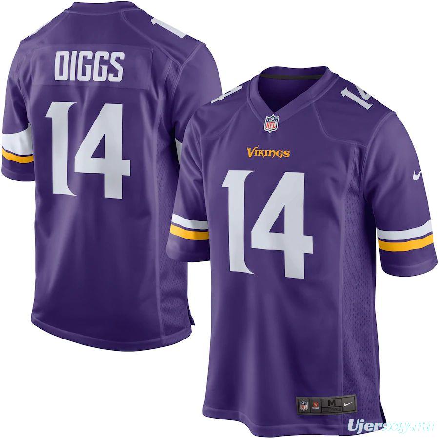 Men's Stefon Diggs Purple Player Limited Team Jersey