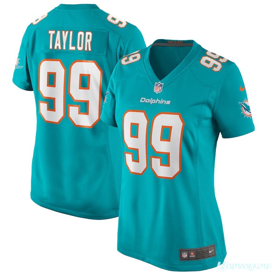 Women's Jason Taylor Aqua Retired Player Limited Team Jersey