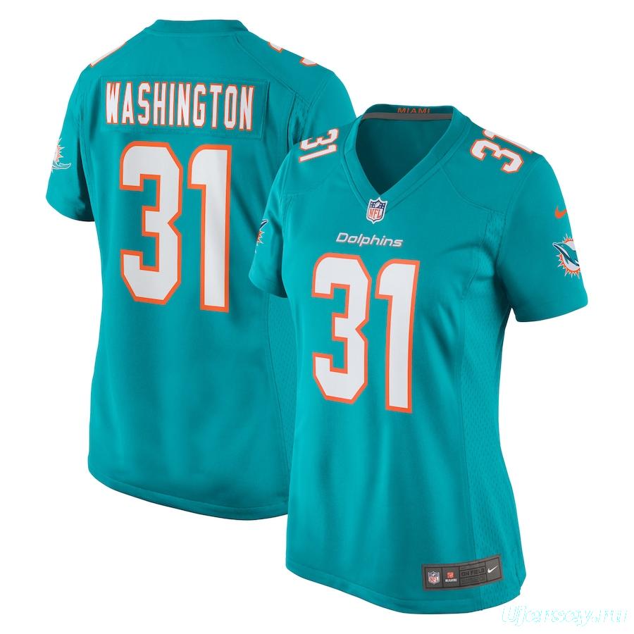 Women's DeAndre Washington Aqua Player Limited Team Jersey