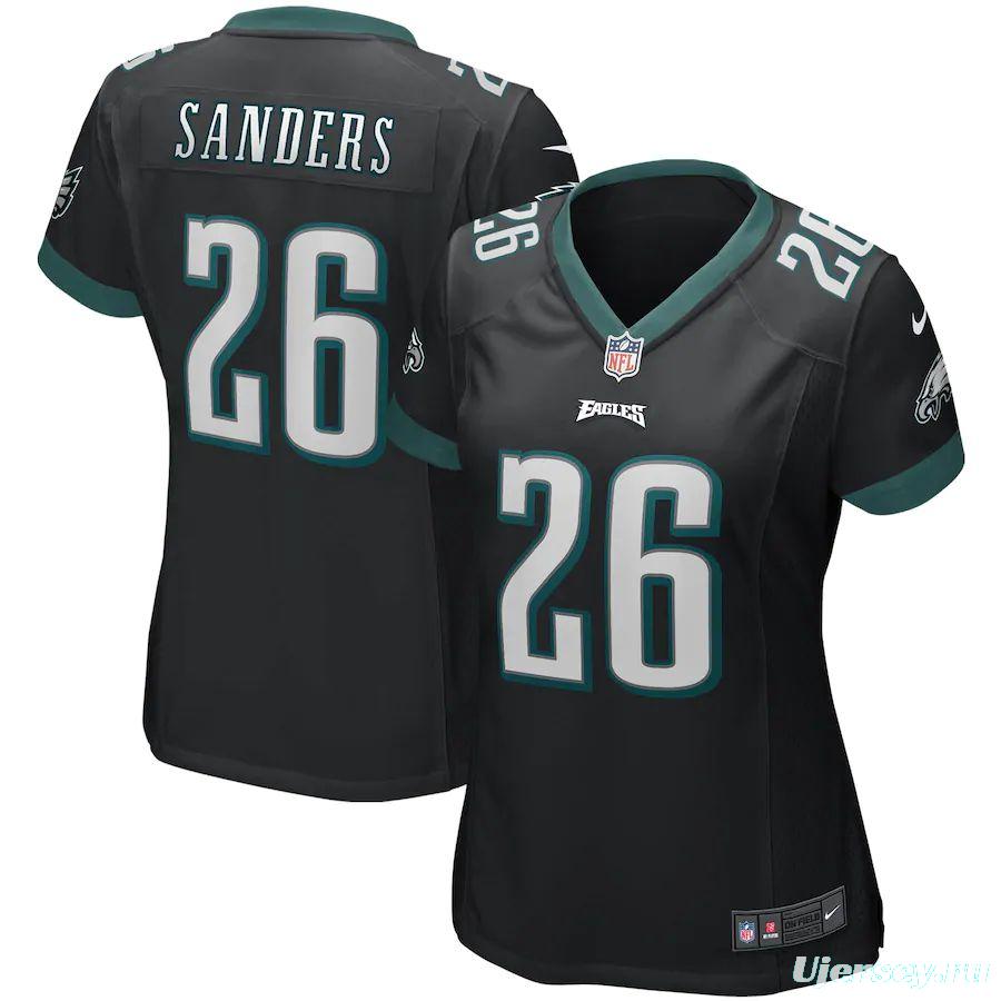 Women's Miles Sanders Black Player Limited Team Jersey