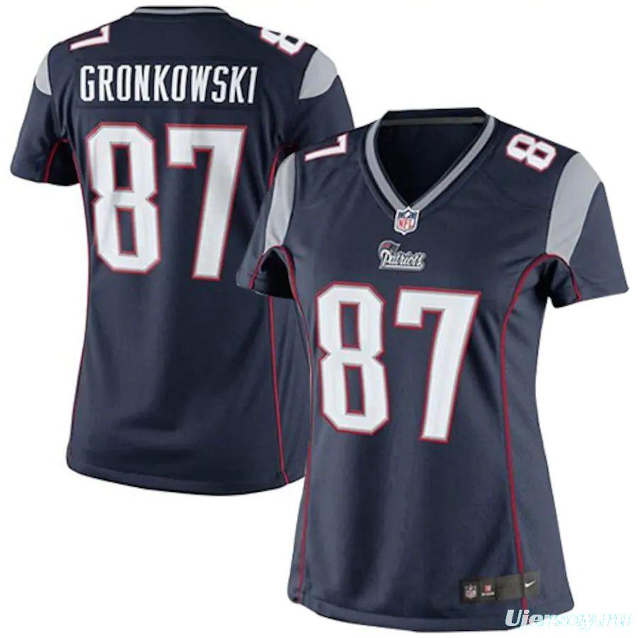 Women's Rob Gronkowski Navy Blue Player Limited Team Jersey