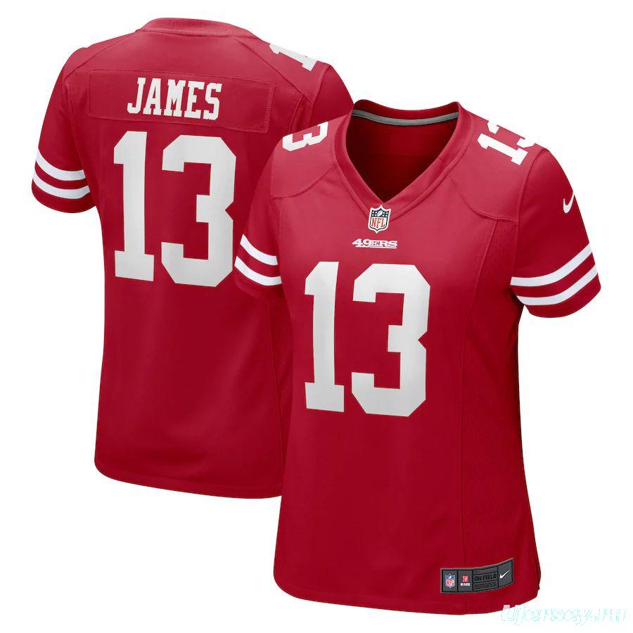 Women's Richie James Scarlet Player Limited Team Jersey