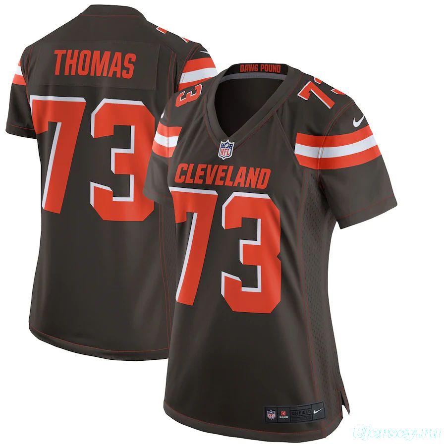 Women's Joe Thomas Brown Player Limited Team Jersey