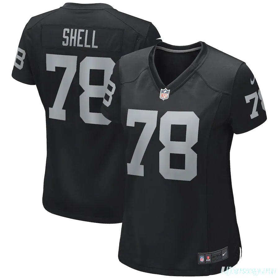 Women's Art Shell Black Retired Player Limited Team Jersey