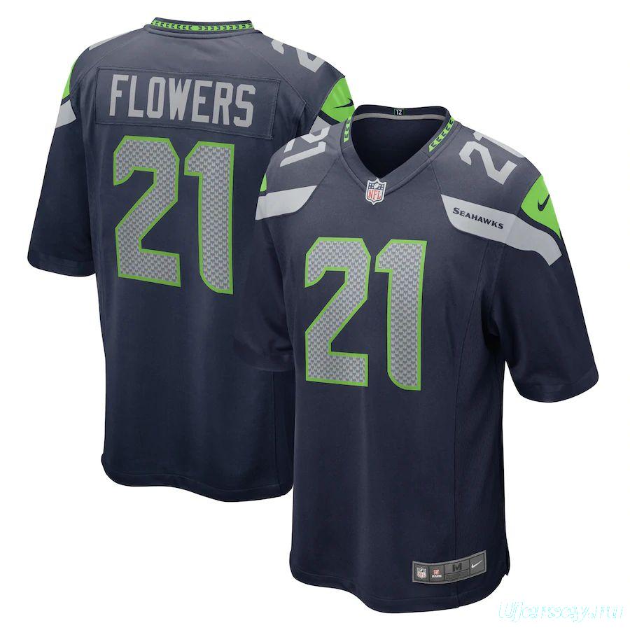 Men's Tre Flowers College Navy Player Limited Team Jersey