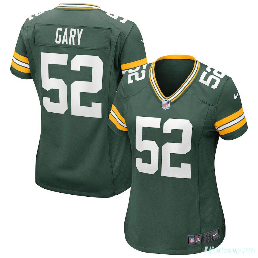 Women's Rashan Gary Green Player Limited Team Jersey