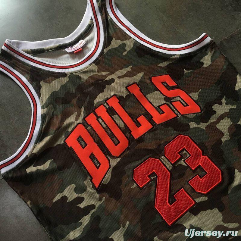 Men's Michael Jordan Camouflage Retro Classic Team Jersey