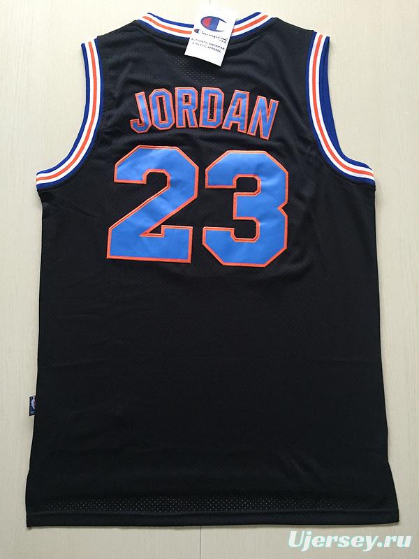 Michael Jordan 23 Movie Edition Black Basketball Jersey