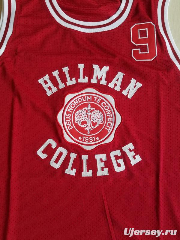 Dwayne Wayne 9 Hillman College Theater Maroon Basketball Jersey A Different World