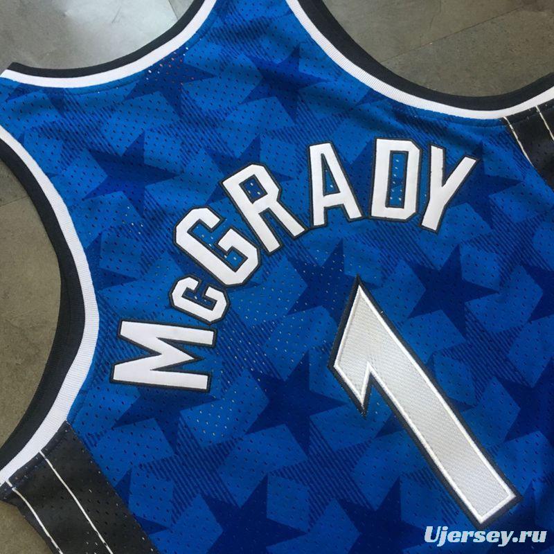 Men's Tracy McGrady Blue Retro Classic Team Jersey