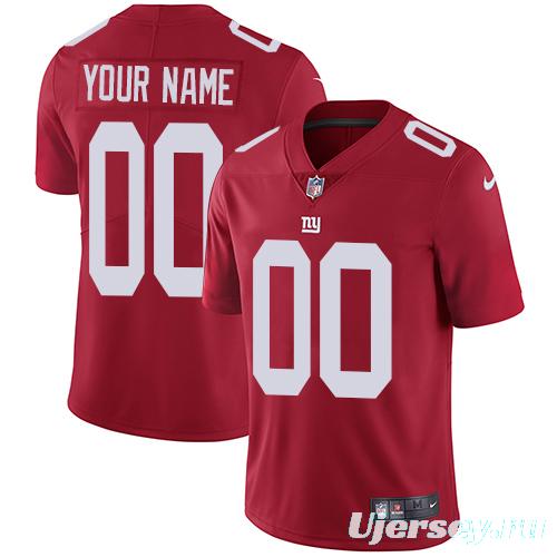 Youth Red Customized Alternate Game Team Jersey