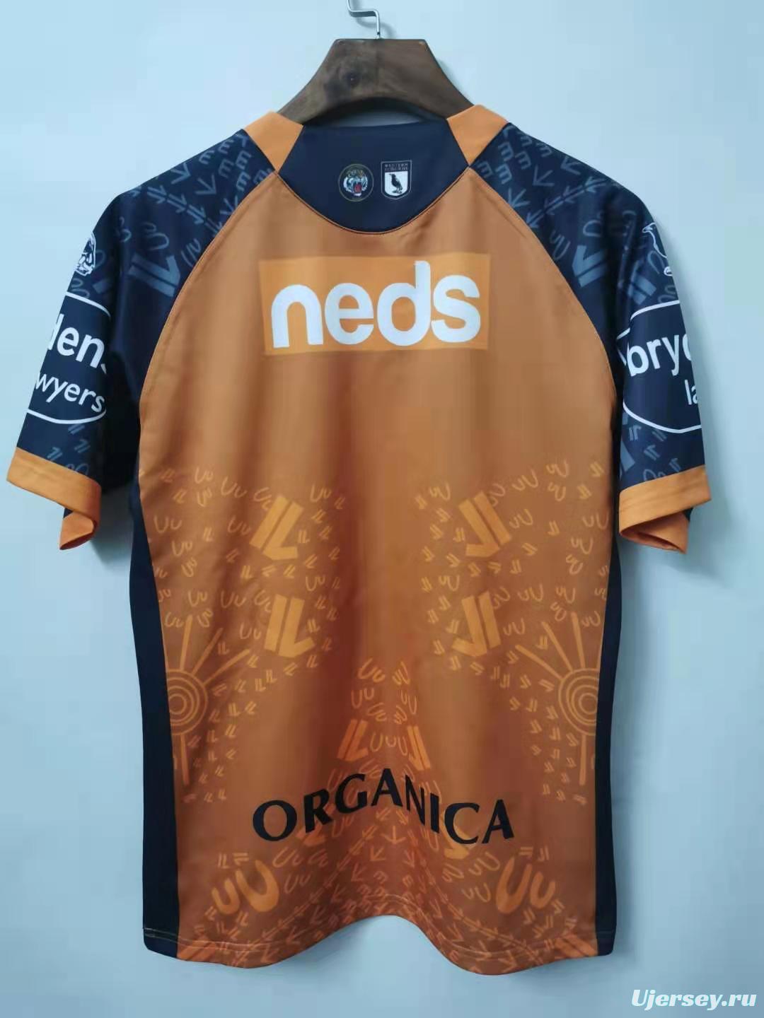 Wests Tigers 2021 Mens Indigenous Rugby Jersey