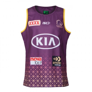 Brisbane Broncos 2020 Men's Training Rugby Singlet