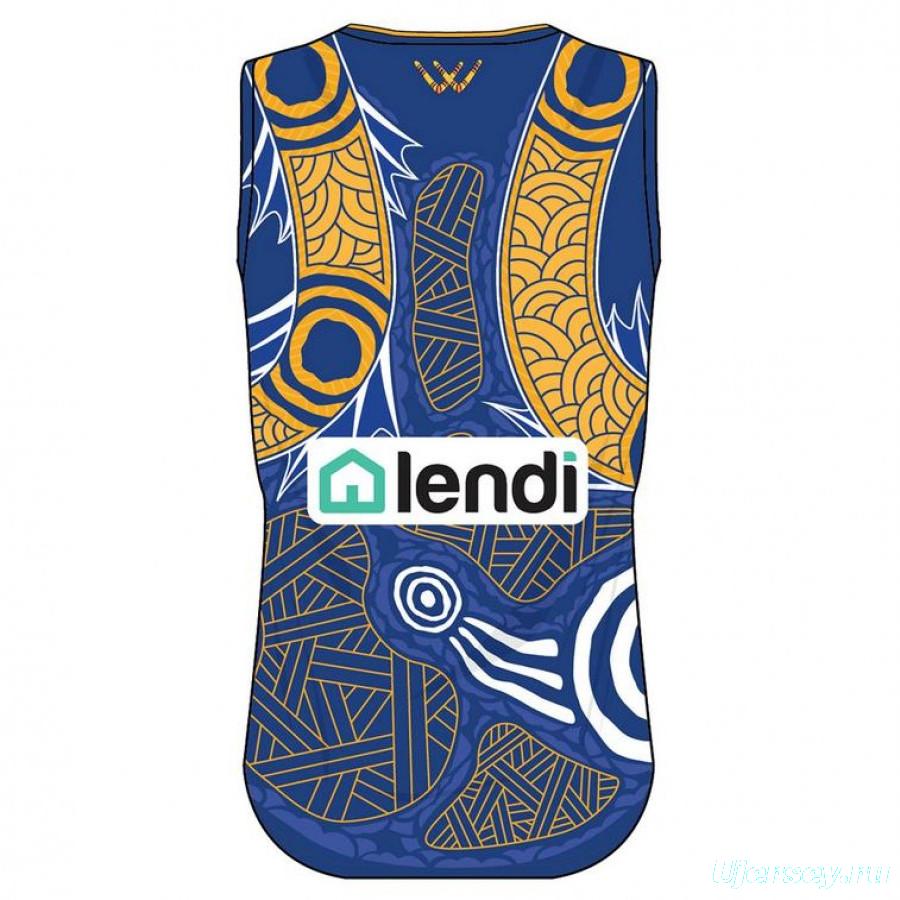 West Coast Eagles 2021 Men's Indigenous Football Guernsey