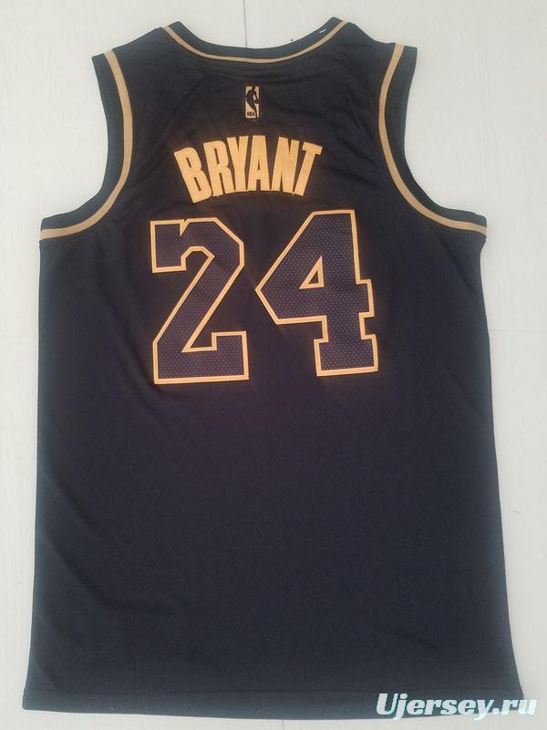 Kobe Bryant 24 Black Golden Edition Jersey