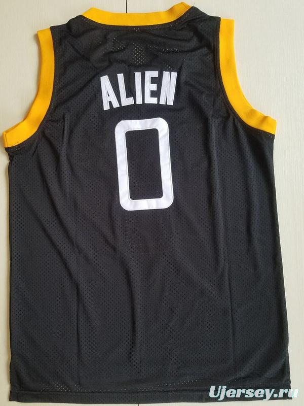 Mon-Stars 0 Alien Black Bastetball Jersey