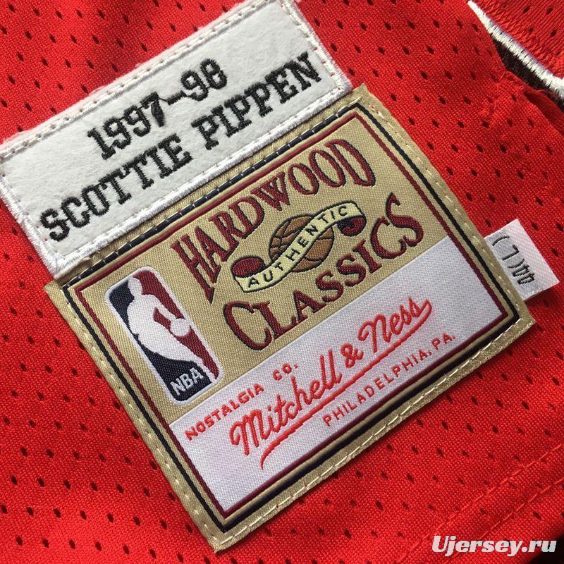 Men's Scottie Pippen Red Retro Classic Team Jersey