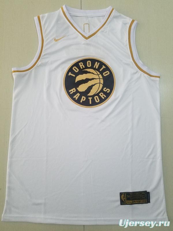 Pascal Siakam 43 White Golden Edition Jersey