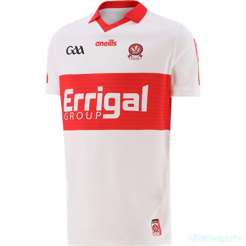 Derry GAA Men's 2-Stripe Home Jersey 2022/2023