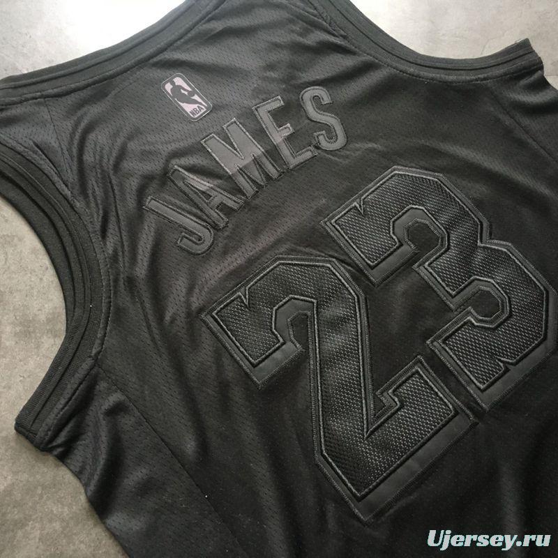 Men's LeBron James Gray Retro Classic Team Jersey