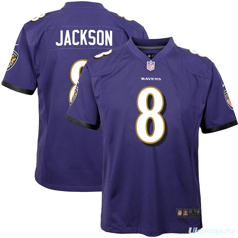 Youth Lamar Jackson Purple Player Limited Team Jersey
