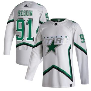 Youth Tyler Seguin White 2020-21 Reverse Retro Player Team Jersey