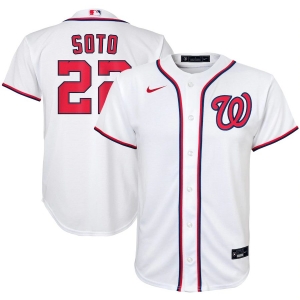 Youth Juan Soto White Home 2020 Player Team Jersey