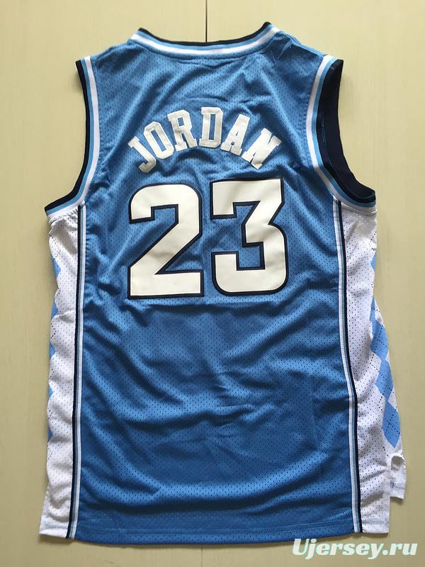 Michael Jordan 23 North Carolina College Basketball Jersey With AJ Logo