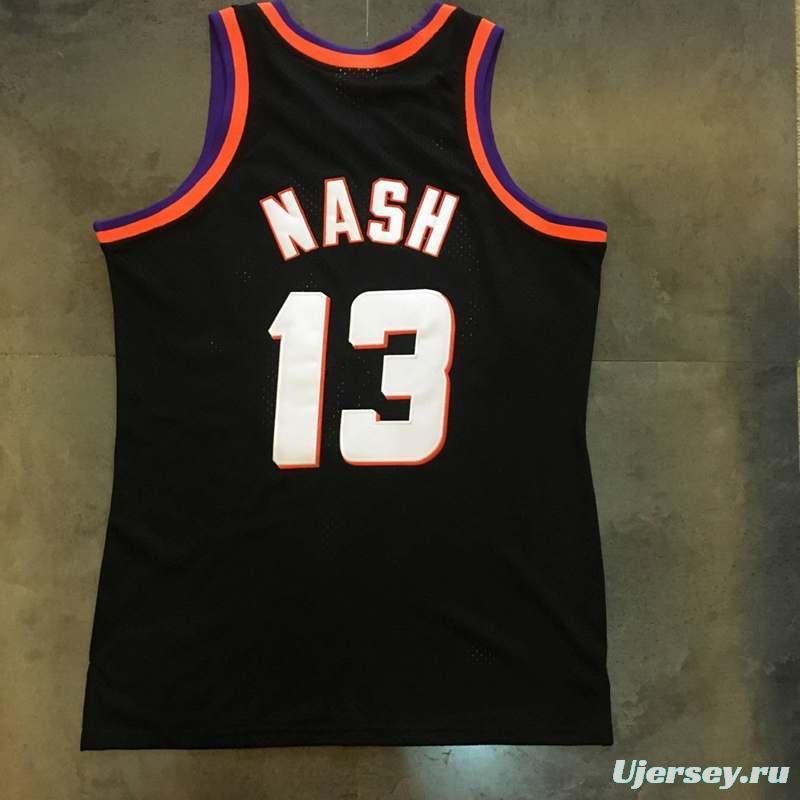 Men's Steve Nash Black Retro Classic Team Jersey