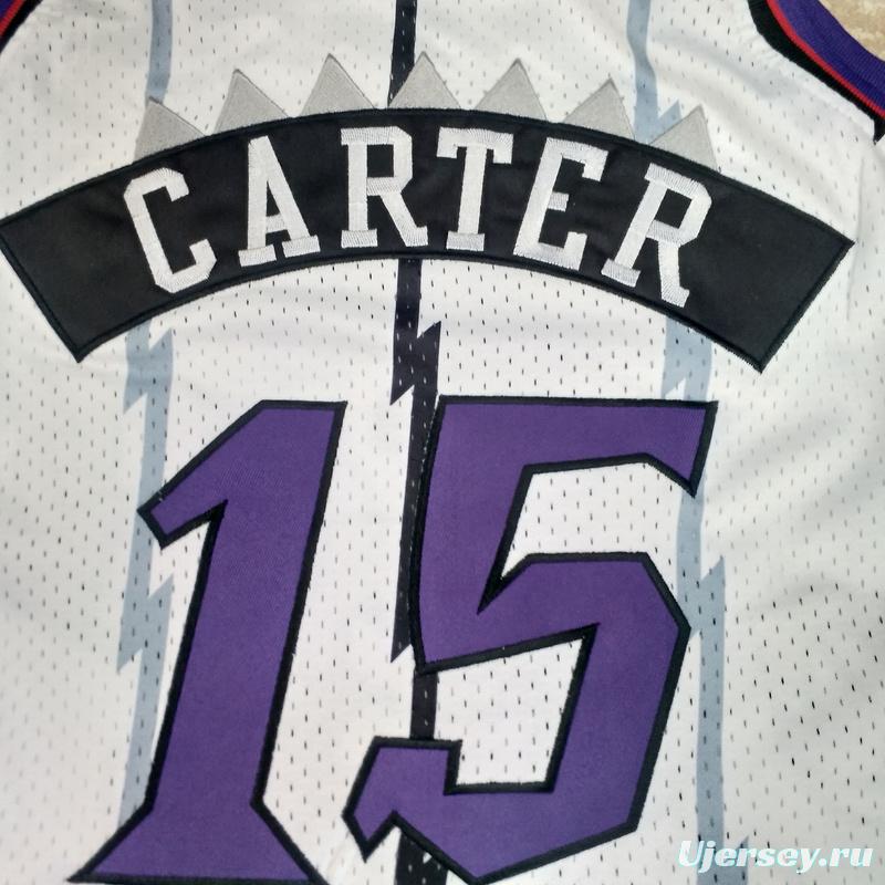 Men's Vince Carter White Retro Classic Team Jersey