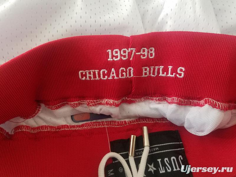 Chicago 1997-98 Throwback Classics Basketball Team Shorts
