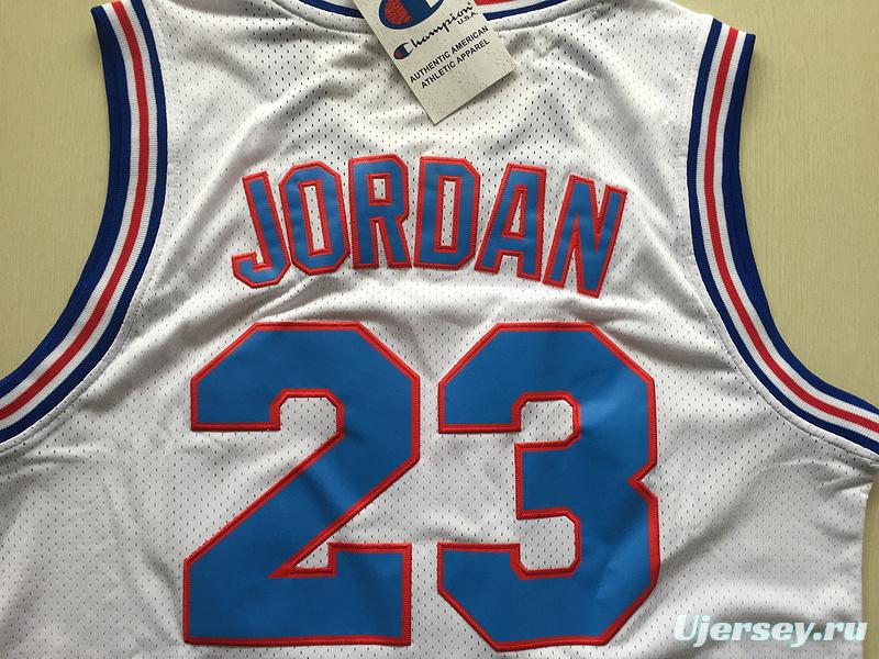 Michael Jordan 23 Movie Edition White Basketball Jersey Kit