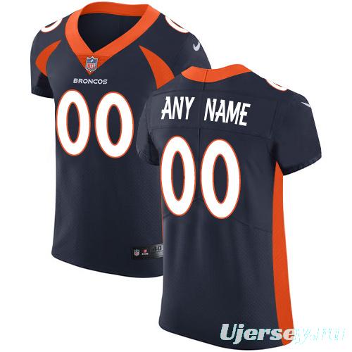 Men's Navy Alternate Custom Elite Team Jersey