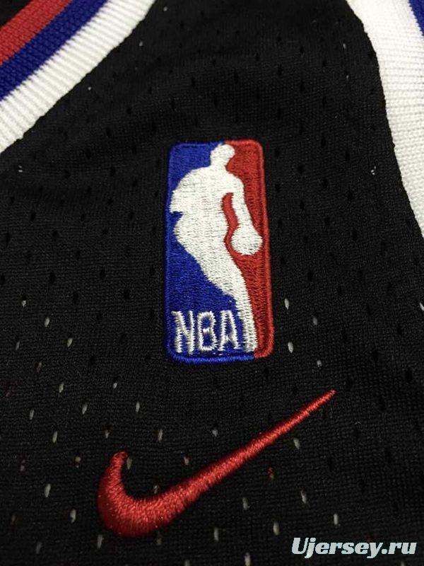 Men's Allen Iverson Black Retro Classic Team Jersey