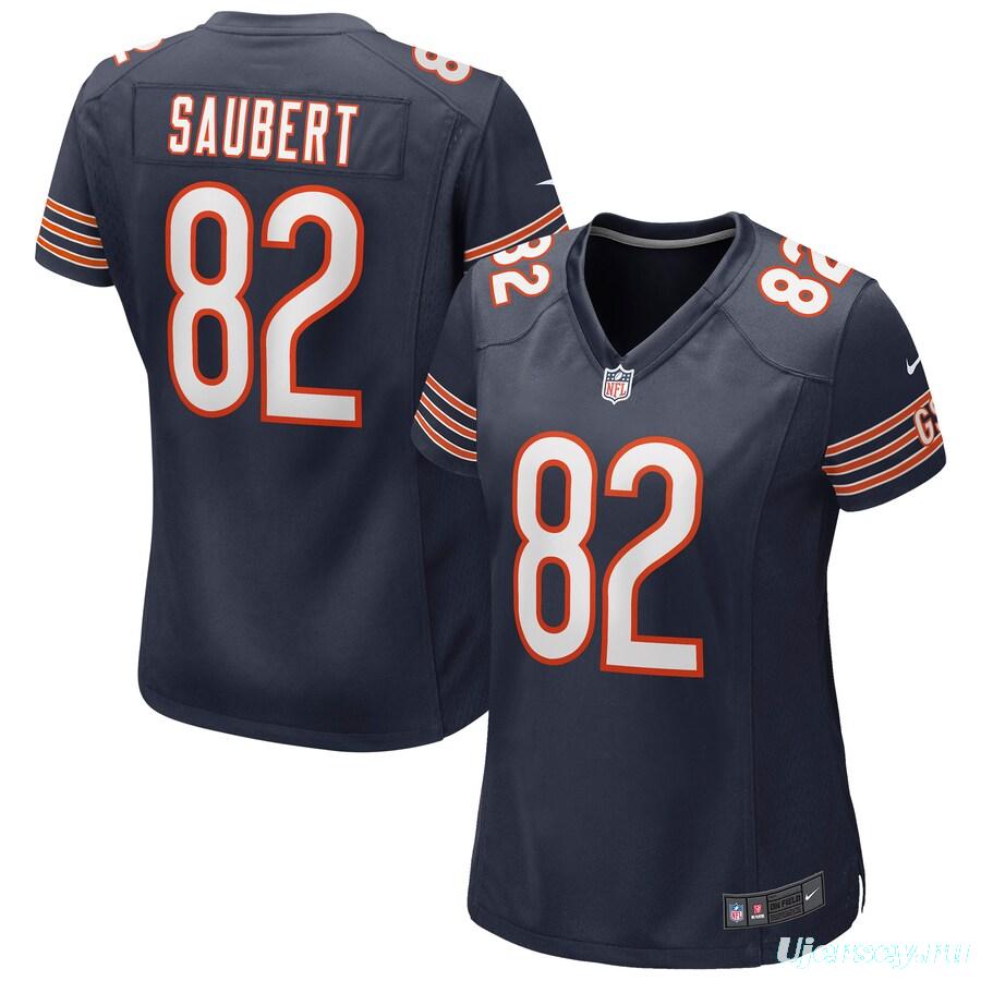 Women's Eric Saubert Navy Player Limited Team Jersey