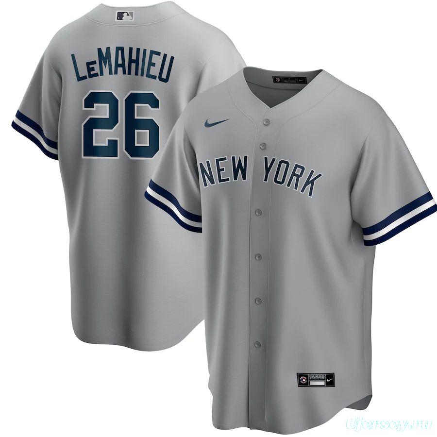 Youth DJ LeMahieu Gray Road 2020 Player Team Jersey